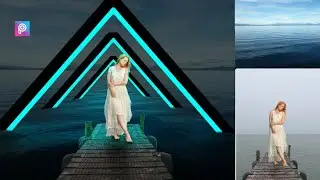 Picsart Triangle Photo Editing Tutorial | Manipulation Photo