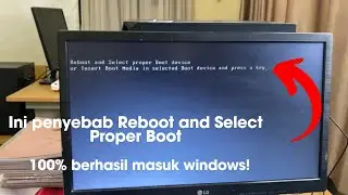 100% successful Reboot and select proper boot device can enter Windows again