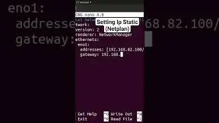 Setting Ip Static (Netplan) Linux Ubuntu 20.04
