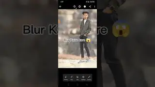 Lightroom Background Blur Photo Edit 💫 | Photo Blur Kaise Kare 😱 #lightroom #blur #photoediting