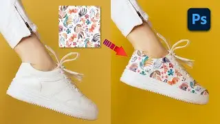 How to Add Patterns to Sneakers in Photoshop Step by Step