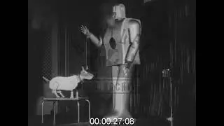 Elektro the Robot and Sparko the Robot Dog, 1940s - Archive Film 1093535