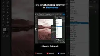 How to add Amazing Color Tint in photoshop 🔵
