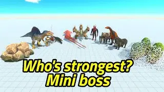 Who is strongest mini boss animal revolt battle simulator (sorted by price)