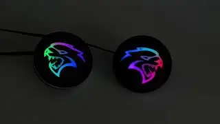 Custom led badges Hellcat