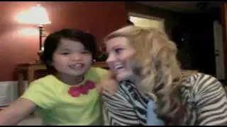 Little girl gymnastics fail