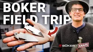 HOW WE MAKE KNIVES in Germany 🔪🛠 BOKER FIELD TRIP with BEN PETERSON from KNAFS😍 | Boker USA