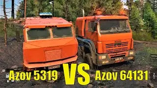 Snowrunner Azov 64131 vs Azov 5319 - WHO IS THE BEST in MOD? - SnowRunner PC Gameplay #16