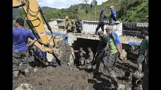 Смертоносный оползень обрушился на школу в Колумбии