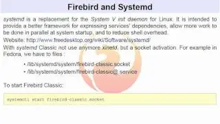 Firebird on Linux