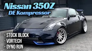 Nissan 350Z DE Stock Block mit Kompressor // Hält das?