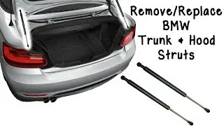 How To Remove/Replace BMW Trunk & Hood Struts