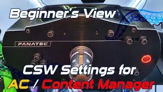 Fanatec CSW v2.5 Settings for Assetto Corsa with Content Manager