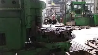 Работа на фрезерно-карусельном станке.