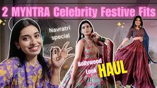 Myntra garba fits/ Navratri fits /चनिया चोली anarkali set/ lehenga in your budget! Trending 😍✨