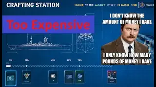 Crafting Table is Insanely Expensive - World of Warships Legends