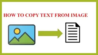 HOW TO COPY TEXT FROM IMAGE || Convert image into text