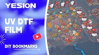 How to use UV dtf film on bookmarks