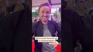Tom Felton at the opening of wb studios in tokyo