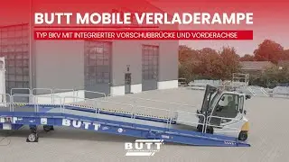 Mobile Verladeachsrampe mit integrierter Vorschubbrücke | butt.de