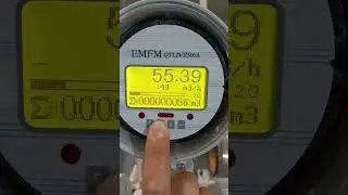 How to check positive negtive total flow and empty value of x magnetic flow meter