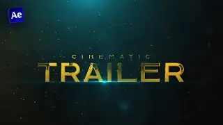 Cinemaitc Trailer Title Animation in After Effect | After Effect Tutorial | No Plugins