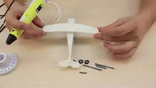 Рисуем 3Dручкой! Летающий самолёт! Почти. DIY