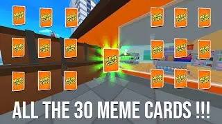 Dude Wars All The 30 Meme Cards In This Game !!! 🤔🤔🤔