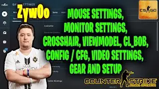ZywOo CSGO Settings, Monitor Settings, Crosshair, Viewmodel, Gear and Settings 2021