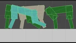 Evolving Neural Networks Of Bipedal Creatures