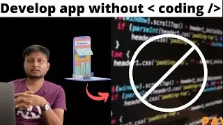No code app development in Hindi | No code app examples