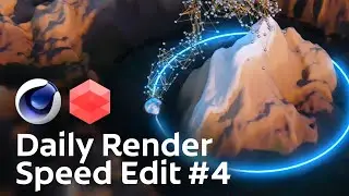 Daily Render Speed Edit #4 - Cinema4D - Redshift - Terraformfx