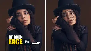 Create Realistic Cracked Effect On Your Face in Photoshop | PixPlay | Photoshop Tutorial