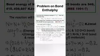 Problem on Bond Enthalphy #chemistry #neet #biology #jee#shorts