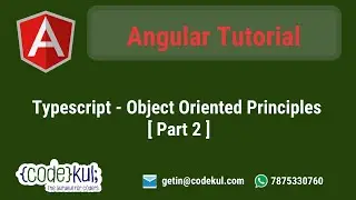 Typescript - Object Oriented Principles [ Part 2 ]