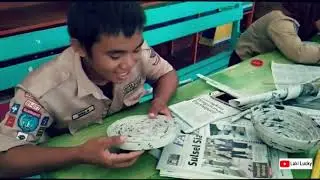 Cara membuat mangkuk dari koran bekas