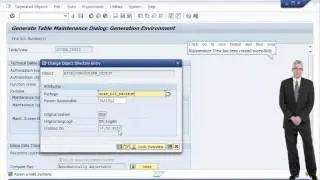 Creation of Table Maintenance Generator - SAP ABAP