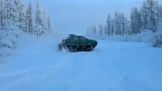 Лада танк на гусеницах  - внедорожник прикол 2016