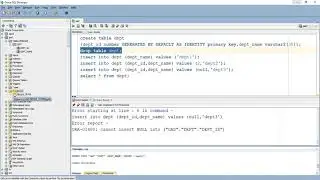 Oracle Apex Identity Columns