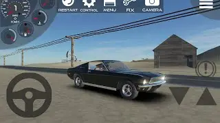 Desert Driving Simulator - Speed 180 km/h. Classic American Muscle Cars. Android Gameplay