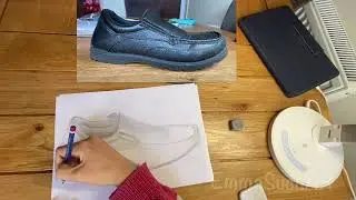 Drawing a Shoe Still Life