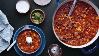 Hearty Sweet Potato & Chorizo Chili Recipe