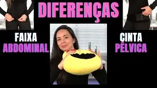 Diferença entre a faixa abdominal e a cinta pélvica no pós-parto!
