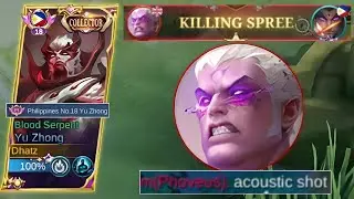 NEW META PHOVEUS TRASHTALKER IN EXP LANE! | YU ZHONG GAMEPLAY - MLBB