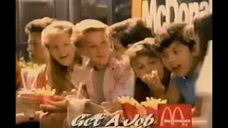 80s McDonalds Commercial - Get a Job