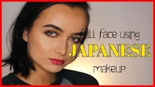 Full face using JAPANESE makeup (chaotic review)