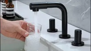 SHAMANDA 8 Inch Widespread Faucet Review, Very nice faucet with a small frustration installing