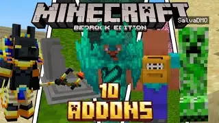 Los 10 Mejores Addons Survival para Minecraft 1.21 (Bedrock/Pe) 🏆