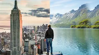 How To Put Model On Background - Photoshop Tutorial