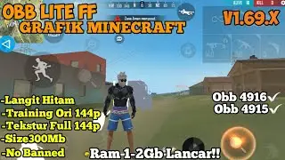 OBB LITE FF|| GRAFIK MINECRAFT FREE FIRE || OBB LITE TERBARU  ALL DEVICE